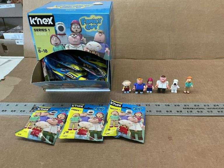 The Family Guy K'nex figures