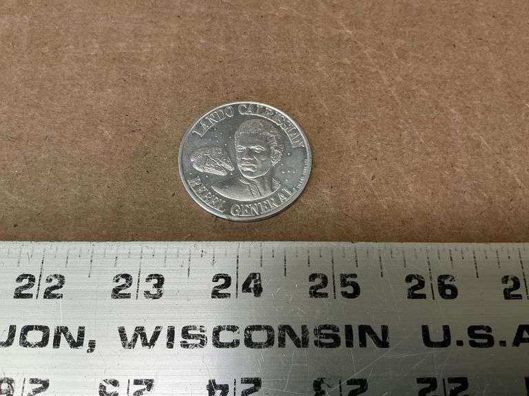 1984 Star Wars Lando Calrissian coin