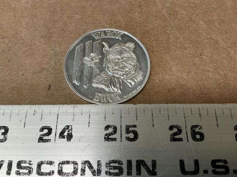 1984 Star Wars Warok Ewok coin
