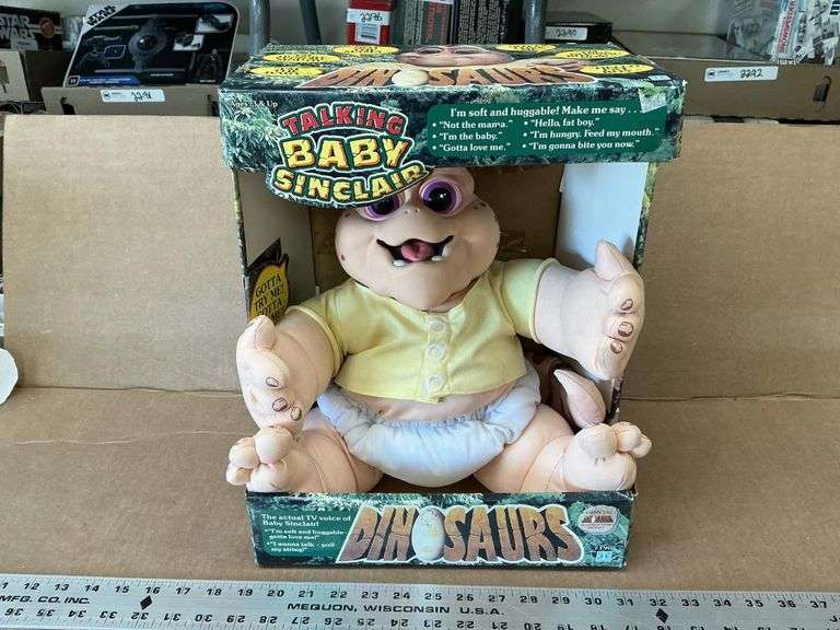 Vintage Dinosaurs Talking baby Sinclair