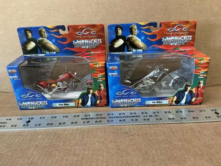 Orange County Choppers fire bike and jet bike