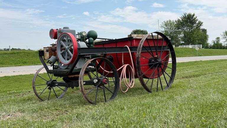 5 HP FRIEND HIT N MISS W/ ORCHARD SPRAYER - Waverly Sales Company