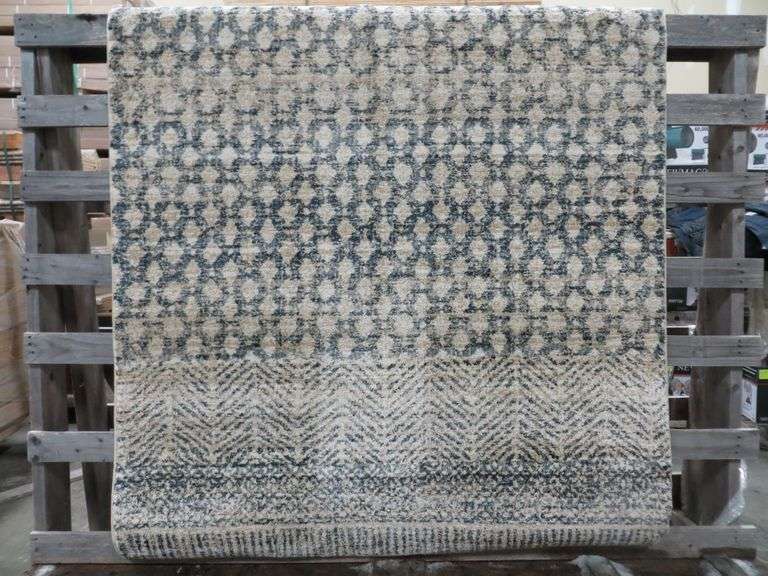 Arrowhead Beige/Blue Area Rug 63