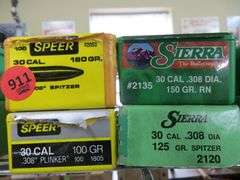 Bullets - .308 Assorted Open Boxes - Lambrecht Auction, Inc.