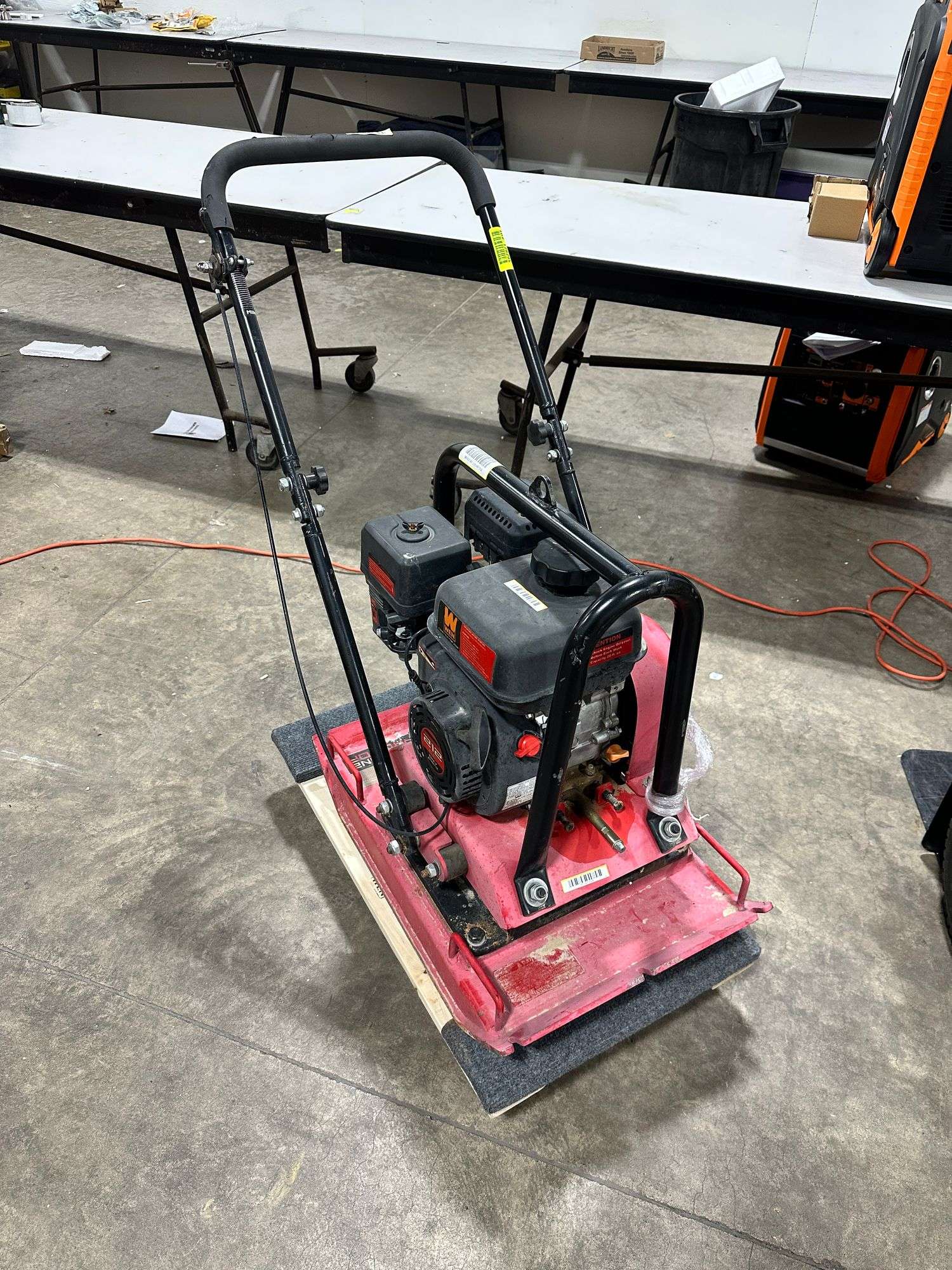 WEN 7 HP 4500-Pound Compaction Force Plate Compactor - Used