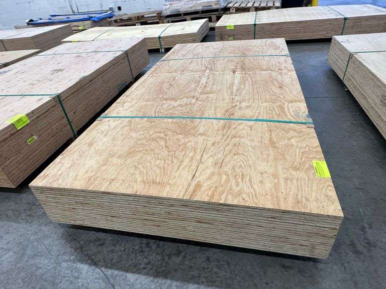 CDX Plywood 1/2"x49 1/4"x98 1/2" Lambrecht Auction, Inc.
