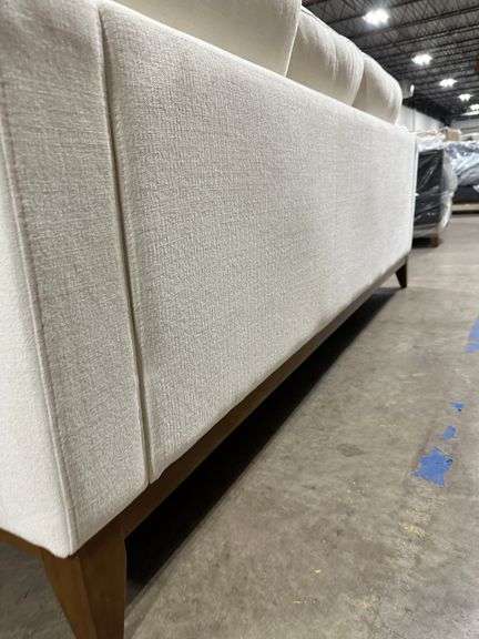 Abbyson  Violetta Fabric Sofa  - White