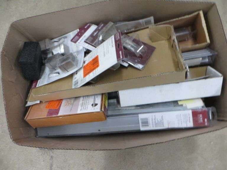 Large Box Of Assorted Brackets - See Pic's - Lambrecht Auction, Inc.