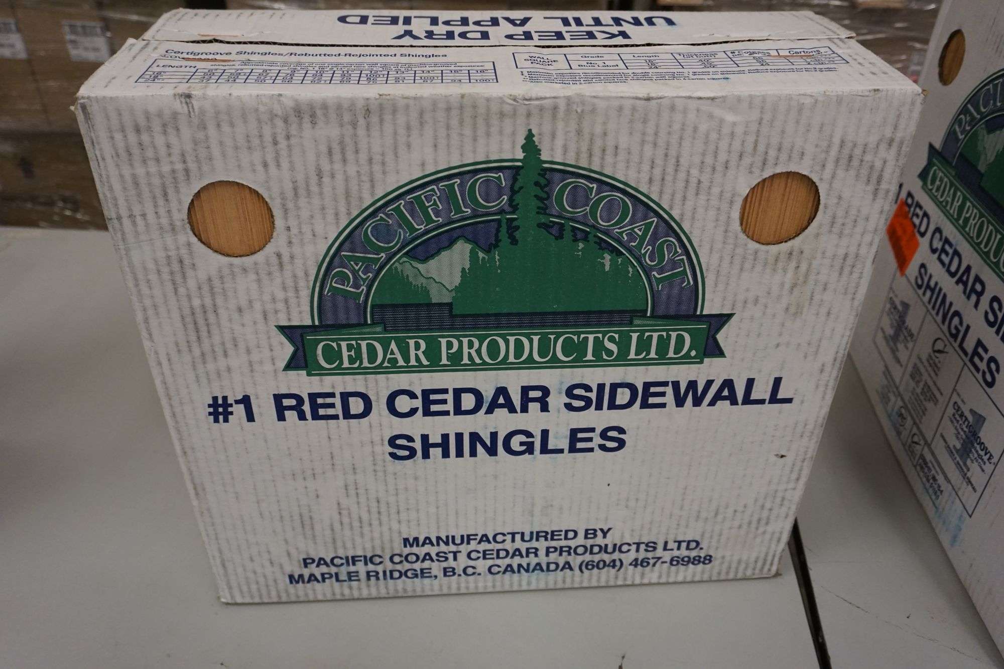 茶粗ページ Pacific Coast Red Cedar Sidewall Shingles - Lambrecht Auction, Inc.
