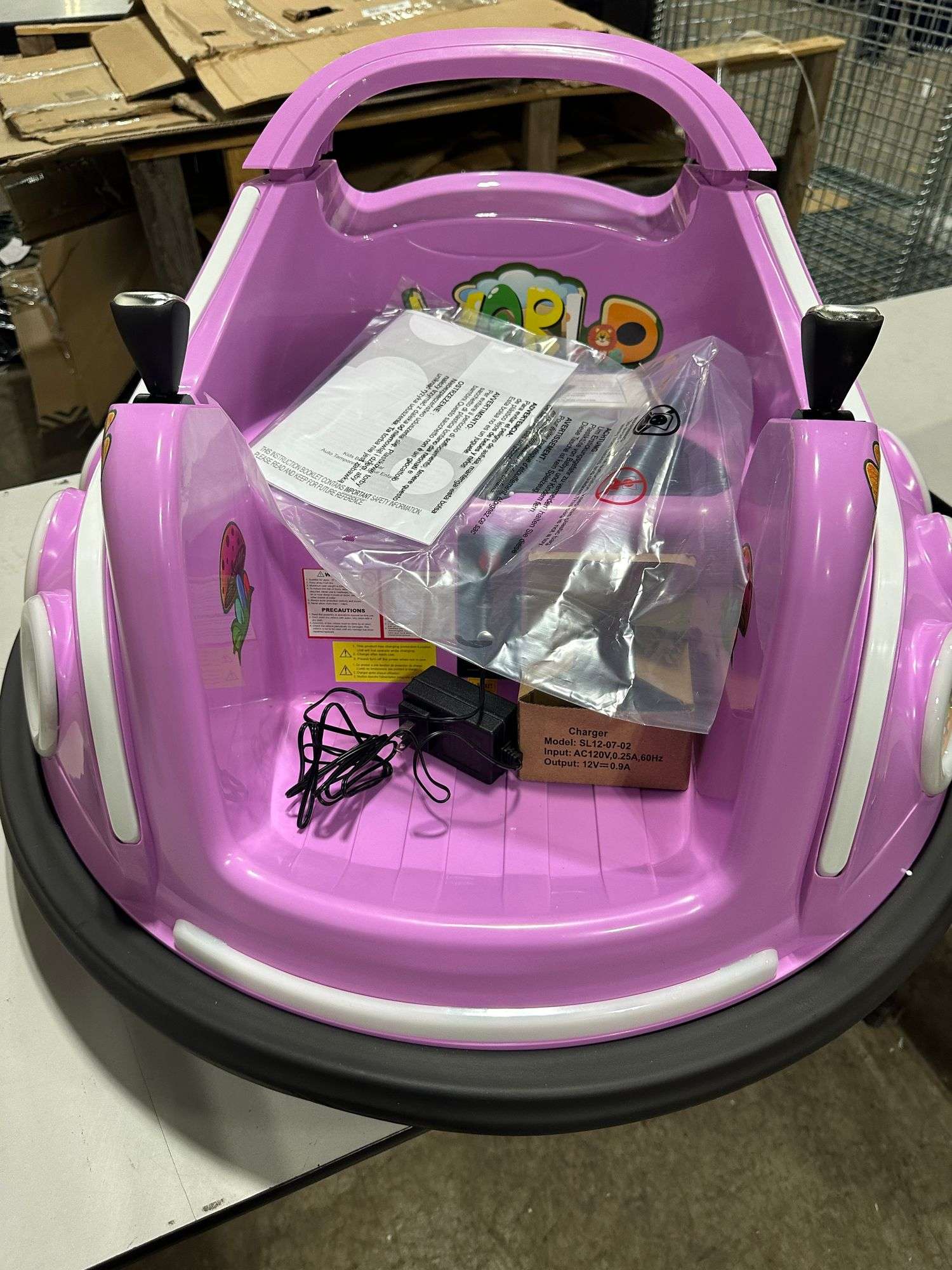 12V Kids Ride On Bumper Car with Remote Control And Dual