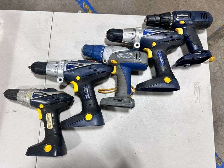 Assorted Used Master Craft Tools (No Batteries, Untested)