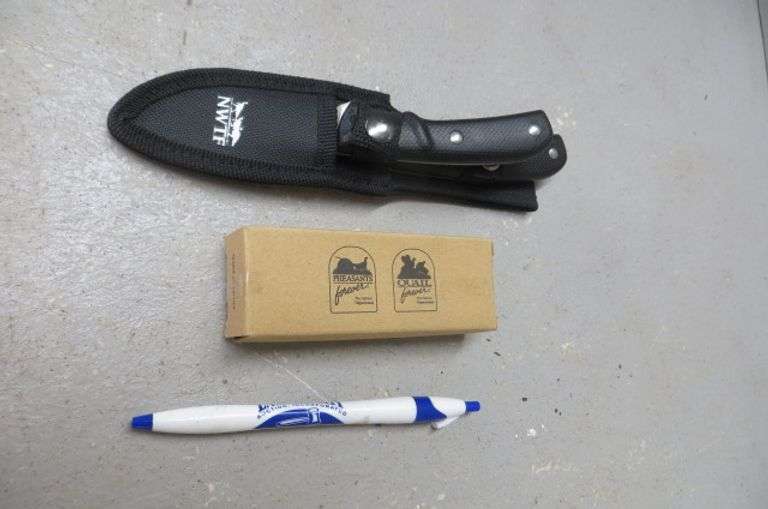 NWTF Double Knife Set & Upland Bird Knife in Box - Lambrecht Auction, Inc.