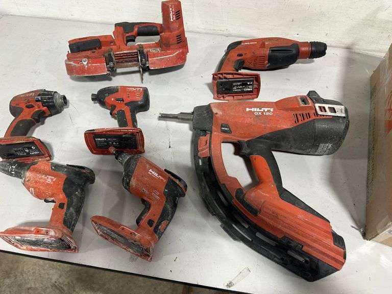 Assorted Used, Damaged Hilti Power Tools - No Batteries, Untested ...