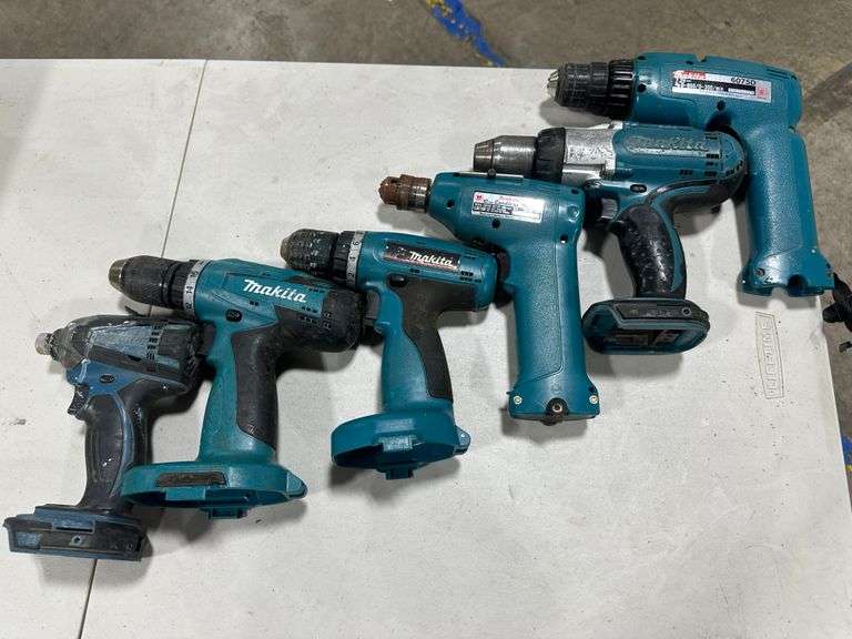 Assorted Untested Used Makita Tools (No Batteries) (6x$)