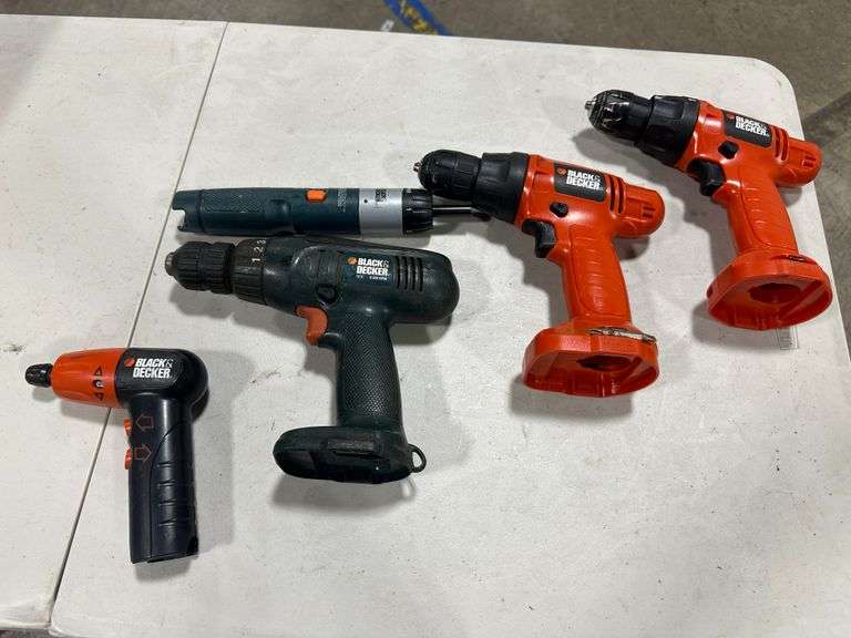 Assorted Untested Used Black+Decker Tools (No Batteries)