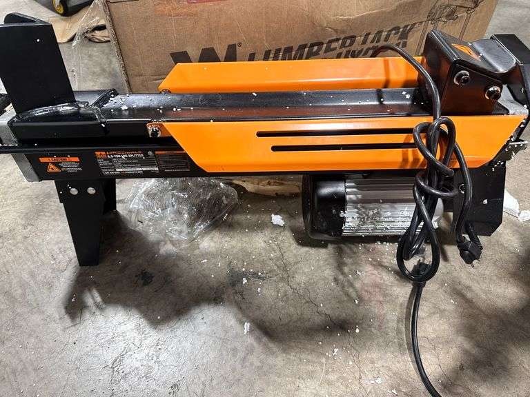 WEN 56208 6.5-Ton Electric Log Splitter With Stand - Lambrecht Auction ...
