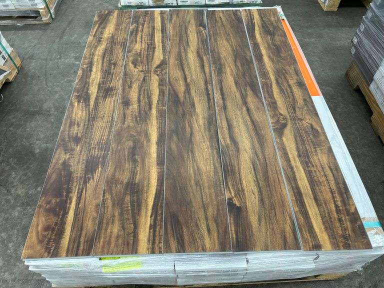 American Tobacco SPC Flooring 4.5mmx7"x48"