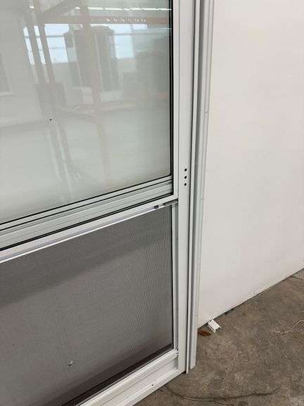 Exterior Mobile Home Door 2 Lite Split Sliding Screen 34"x78" Right Hand
