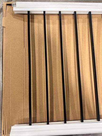 Piano Railing Aria Railing 36 in. x 72 in. Piano Powder Coated Aluminum Preassembled ...