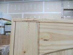 Interior Knotty Pine Door 30"x80" LH 2 PNL (Unassembled)
