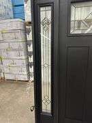 Exterior Fiberglass Deco Door With 2 Side Lites 63 1/2"x81 1/2" LH