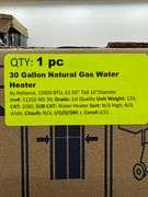 30 Gallon Natural Gas Water Heater