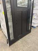 Exterior Fiberglass Deco Door With 2 Side Lites 63 1/2"x81 1/2" LH