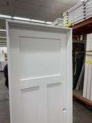 Primed Interior 3 Panel Craftsman/Shaker Door 30"x80" LH (Unassembled)
