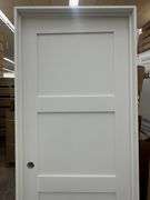 Primed Interior 3 Panel Shaker Door 32"x80" RH (Unassembled)