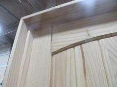 Interior Knotty Pine Door 30"x80" LH 2 PNL (Unassembled)