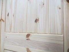 Interior Knotty Pine Door 30"x80" LH 2 PNL (Unassembled)