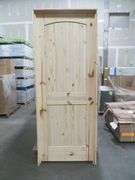 Interior Knotty Pine Door 30"x80" LH 2 PNL (Unassembled)