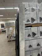 Exterior Fiberglass Deco Door With 2 Side Lites 63 1/2"x81 1/2" LH