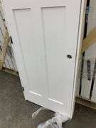 Primed Interior 3 Panel Craftsman/ Shaker Door 30"x80" RH (Unassembled)