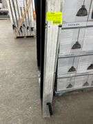 Exterior Fiberglass Deco Door With 2 Side Lites 63 1/2"x81 1/2" LH
