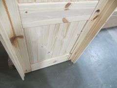 Interior Knotty Pine Door 30"x80" LH 2 PNL (Unassembled)