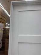 Primed Interior 3 Panel Shaker Door 32"x80" RH (Unassembled)