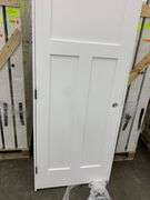 Primed Interior 3 Panel Craftsman/ Shaker Door 30"x80" RH (Unassembled)