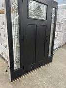 Exterior Fiberglass Deco Door With 2 Side Lites 63 1/2"x81 1/2" RH