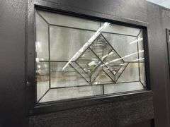 Exterior Fiberglass Deco Door With 2 Side Lites 63 1/2"x81 1/2" RH