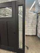 Exterior Fiberglass Deco Door With 2 Side Lites 63 1/2"x81 1/2" RH