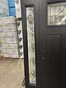 Exterior Fiberglass Deco Door With 2 Side Lites 63 1/2"x81 1/2" LH