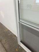Exterior Mobile Home Door 2 Lite Split Sliding Screen 34"x78" Right Hand