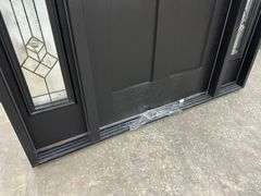 Exterior Fiberglass Deco Door With 2 Side Lites 63 1/2"x81 1/2" LH
