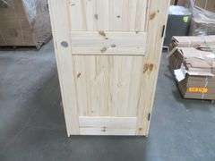 Interior Knotty Pine Door 30"x80" LH 2 PNL (Unassembled)