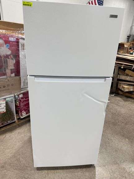 Vissani 18 cu. ft. Top Freezer Refrigerator DOE in White - Lambrecht ...
