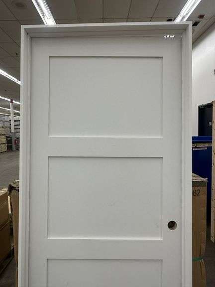 Interior 3 PNL Shaker Door 36"x80" LH (Unassembled)