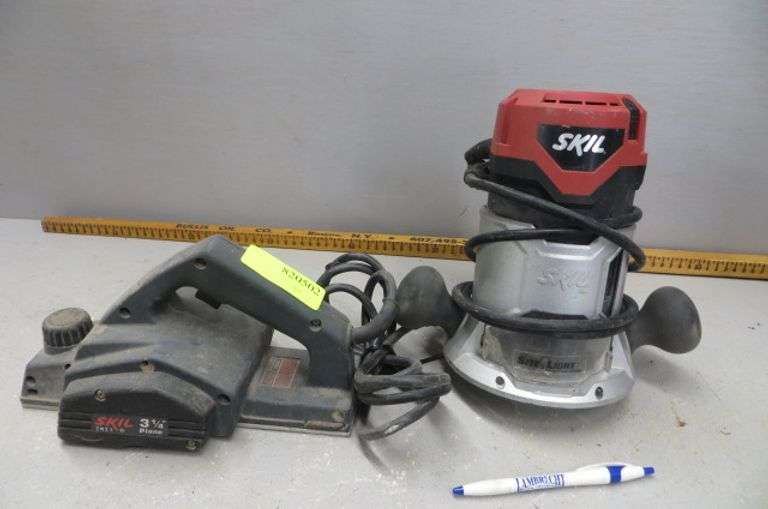 Ryobi Power Hand Planer, Skil Router w/ 1/4