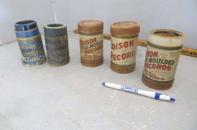 Edison Cylinder Records Lambrecht Auction, Inc.