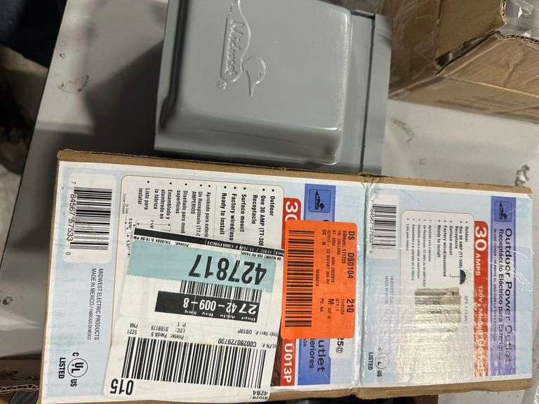 Midwest Electric Products 30 Amp Temporary RV Load Center Power Outlet